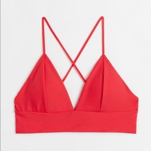 H&M Red bikini top